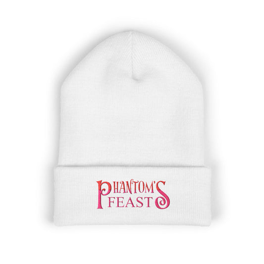 PHANTOM'S FEAST BEANIE - Embroidered Classic Cuffed Beanie, Cozy Winter Hat