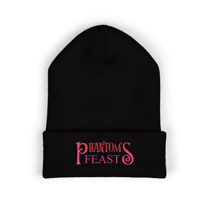 PHANTOM'S FEAST BEANIE - Embroidered Classic Cuffed Beanie, Cozy Winter Hat