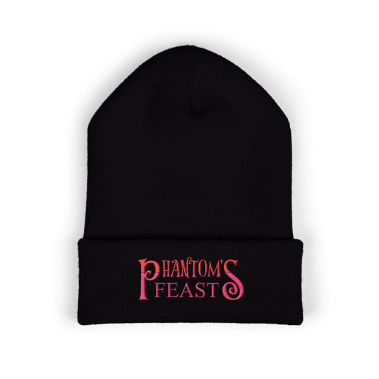 PHANTOM'S FEAST BEANIE - Embroidered Classic Cuffed Beanie, Cozy Winter Hat