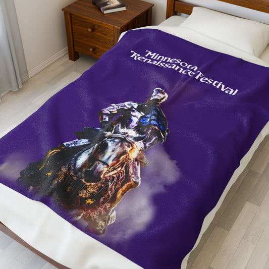 Renaissance Festival Velveteen Plush Blanket