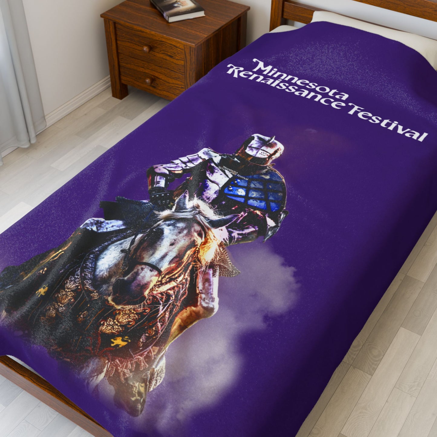 Renaissance Festival Velveteen Plush Blanket