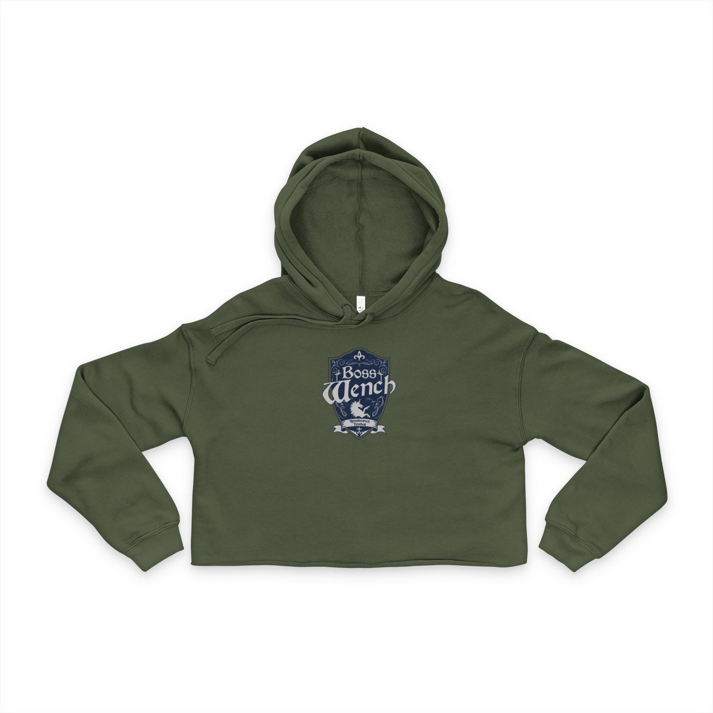 Women's Cropped Hoodie - Boss Wench