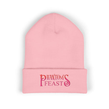 PHANTOM'S FEAST BEANIE - Embroidered Classic Cuffed Beanie, Cozy Winter Hat