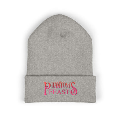 PHANTOM'S FEAST BEANIE - Embroidered Classic Cuffed Beanie, Cozy Winter Hat