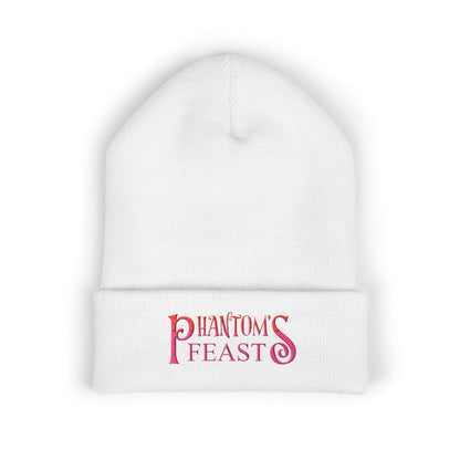 PHANTOM'S FEAST BEANIE - Embroidered Classic Cuffed Beanie, Cozy Winter Hat