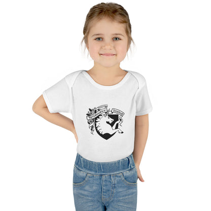 Infant Baby Rib Onesie with Unicorn Crest