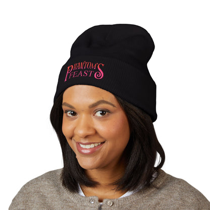 PHANTOM'S FEAST BEANIE - Embroidered Classic Cuffed Beanie, Cozy Winter Hat